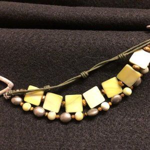 Silpada Green Stone Bracelet